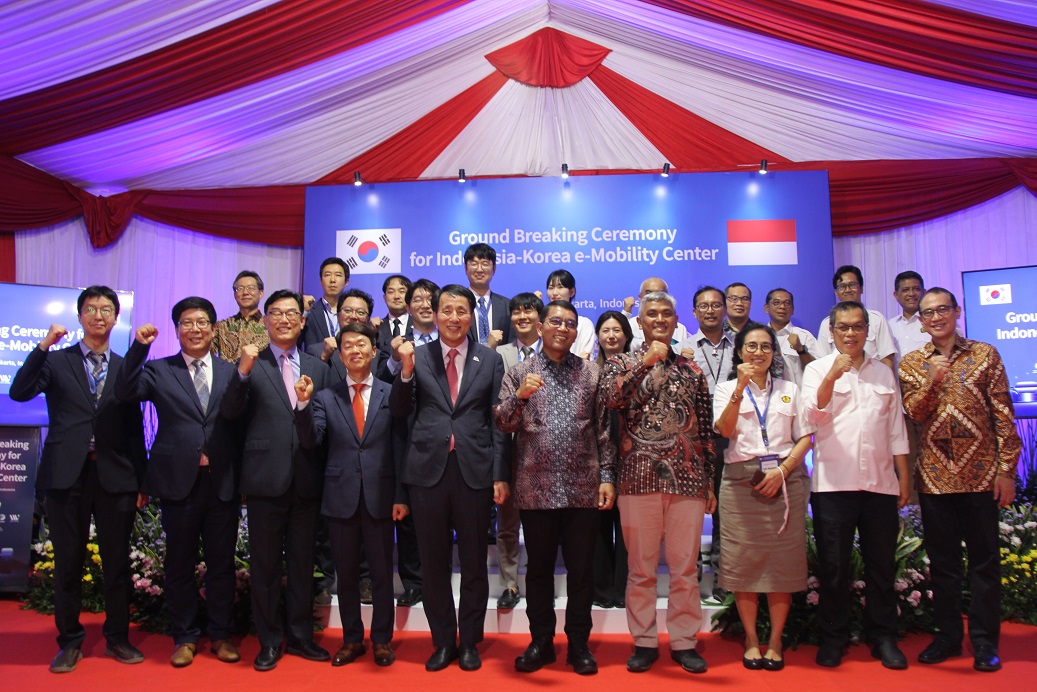 Ground Breaking Ceremony for Indonesia-Korea e-Mobility Center